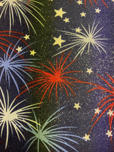 Load image into Gallery viewer, Patriotic Tie-On Dog Bandana (Fireworks)
