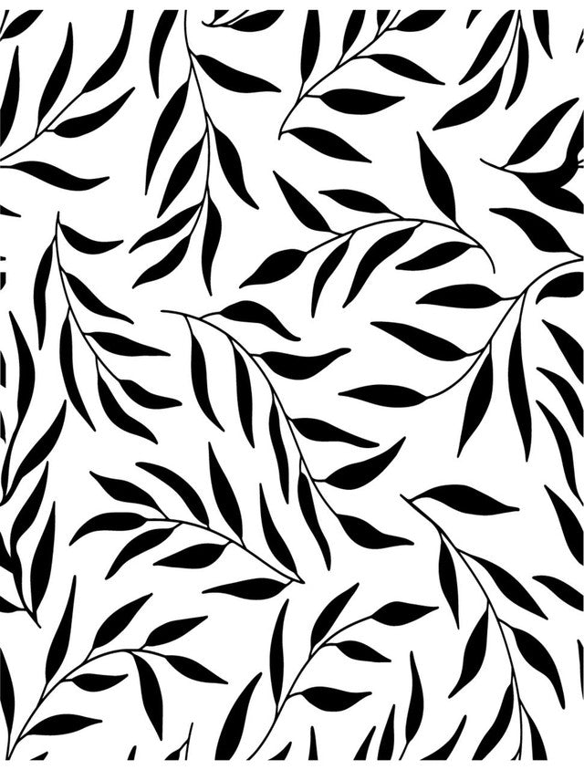 Leaf Me Alone Stencil - Dixie Belle Paint Company