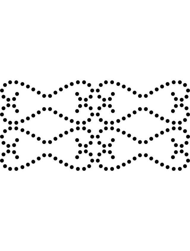 Nailhead Trim Stencil - Dixie Belle Paint Company