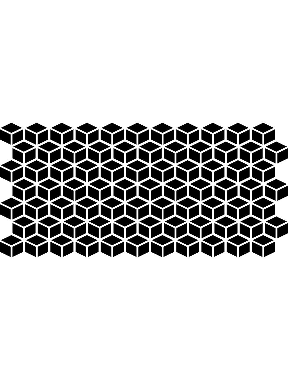 Trippy Blocks Stencil - Dixie Belle Paint Company