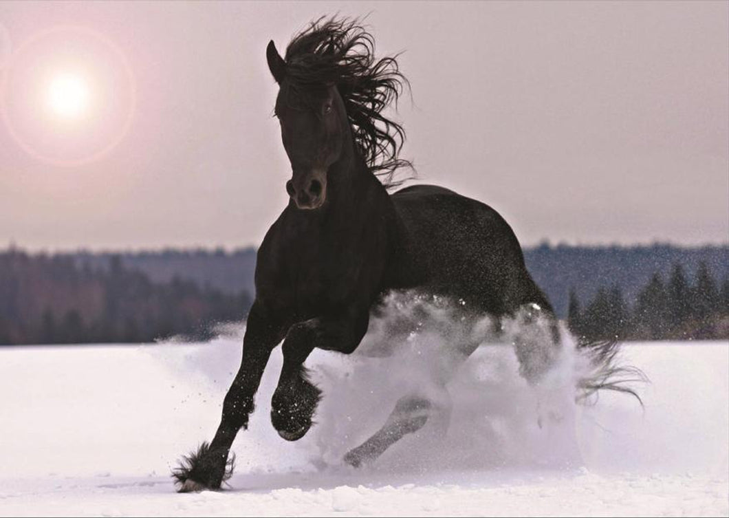 Winter Gallop - A1 Rice Decoupage Paper