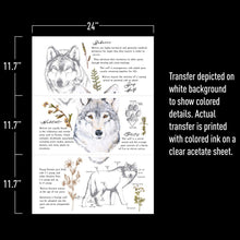Load image into Gallery viewer, Gray Wolf - Transfers
