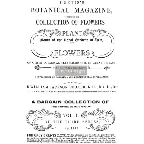 Botanical Magazine - Transfers