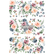 Load image into Gallery viewer, Watercolor Bloom - Transfers

