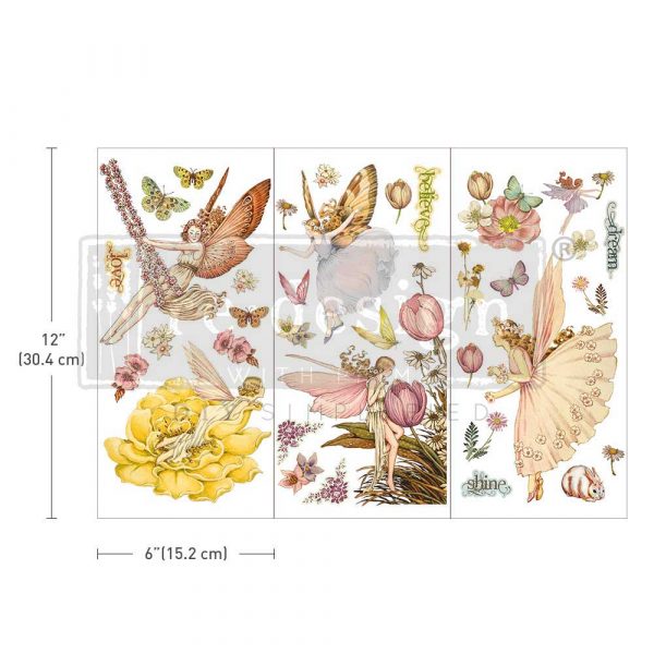 Fairy Flowers - Transfers