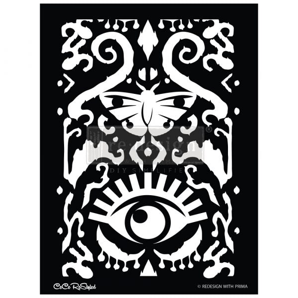 CECE All Seeing Ikat - Stencils