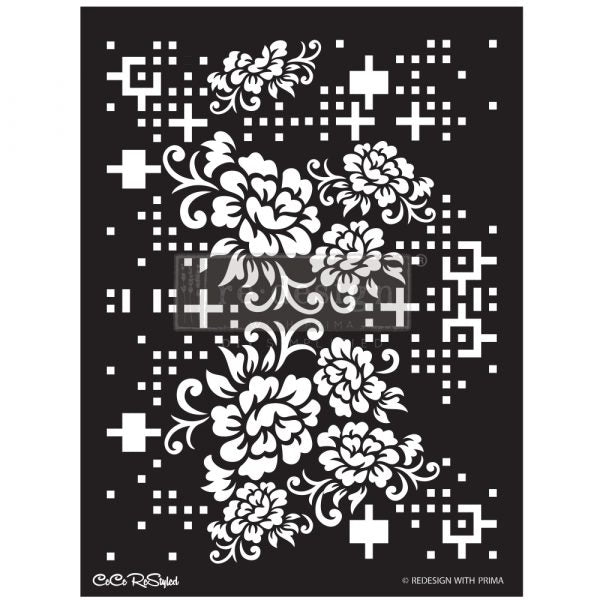 CECE Floral Matrix - Stencils