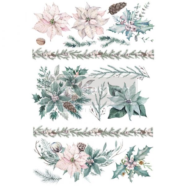 Evergreen Florals - Transfers