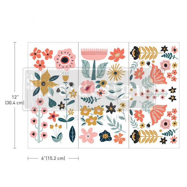 Doodle Flowers - Transfers