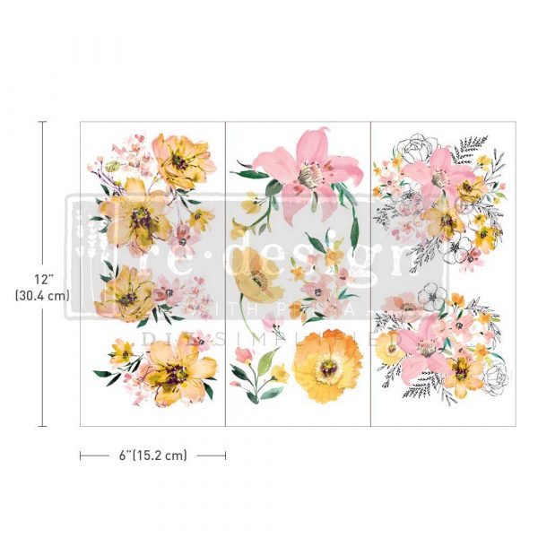 Watercolor Lush - Transfers