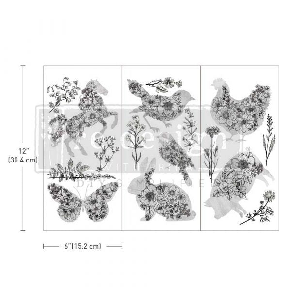 Scribble Animals - Transfers