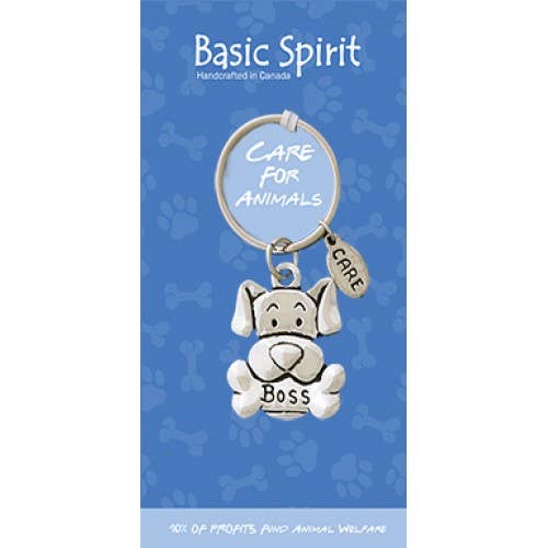 Boss Dog Contribution Keychain