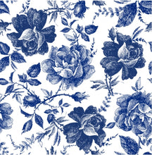 Load image into Gallery viewer, Blue Sketched Flowers Decoupage Paper - Dixie Belle
