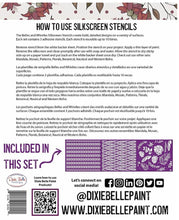 Load image into Gallery viewer, Botanical Silkscreen Stencil - Dixie Belle Paint Company

