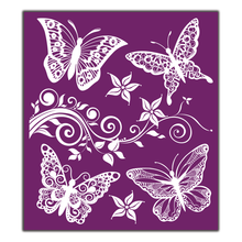 Load image into Gallery viewer, Butterflies Silkscreen Stencil - Dixie Belle Paint Company
