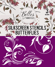 Load image into Gallery viewer, Butterflies Silkscreen Stencil - Dixie Belle Paint Company
