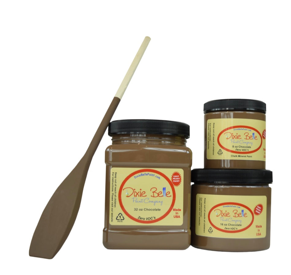Chocolate Chalk Mineral Paint - Dixie Belle Paint Company