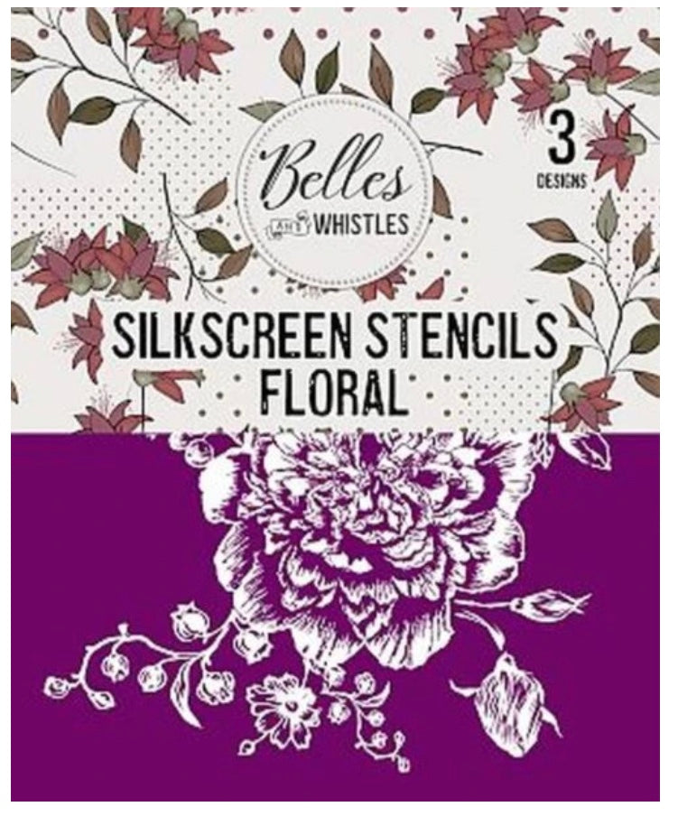 Floral Silkscreen Stencil - Dixie Belle Paint Company