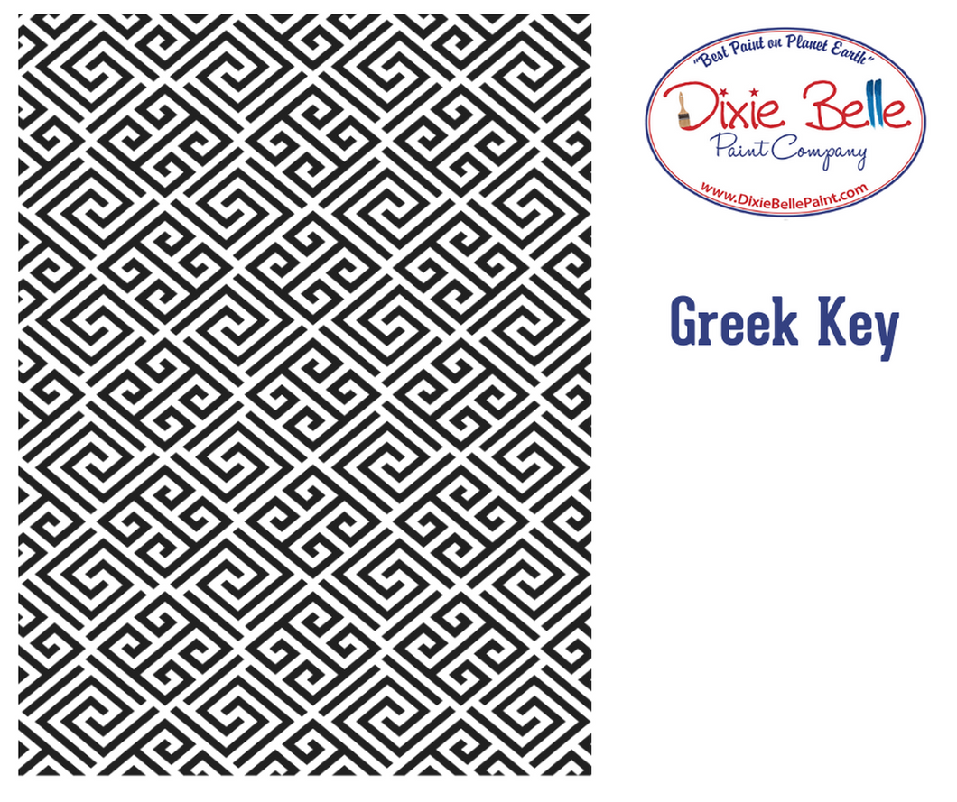 Greek Key Stencil - Dixie Belle Paint Company
