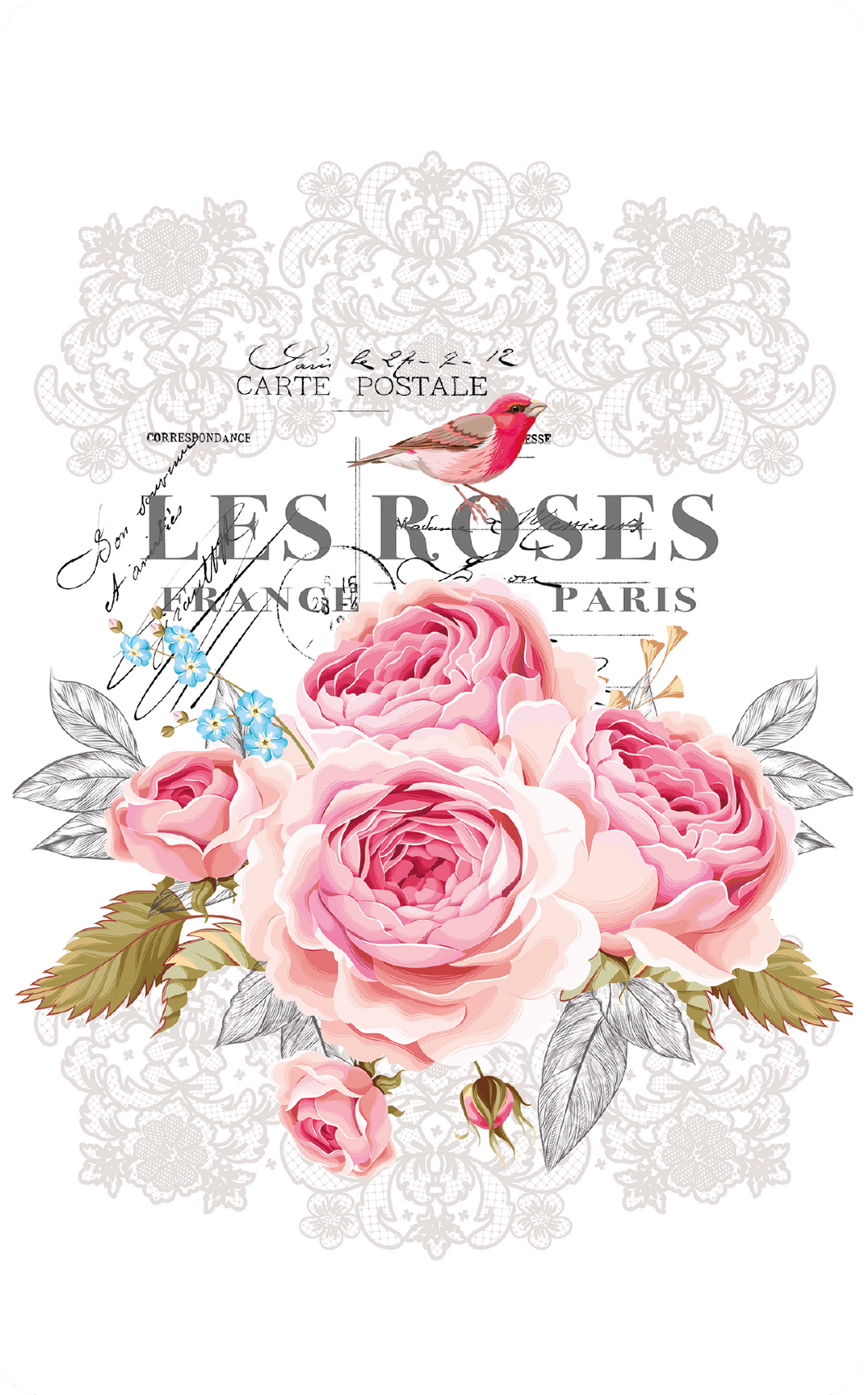 Les Roses Hokus Pokus Image Transfer