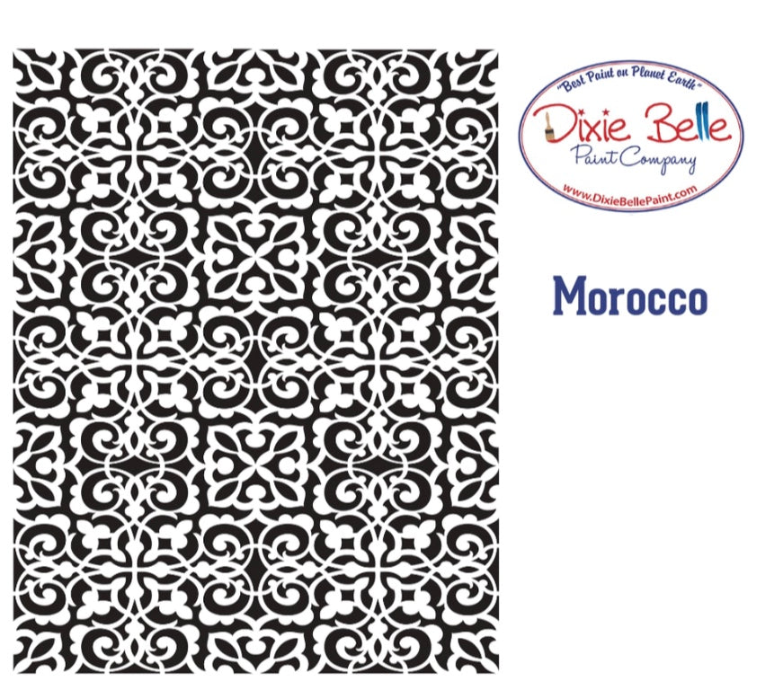 Morocco Stencil - Belles and Whistles