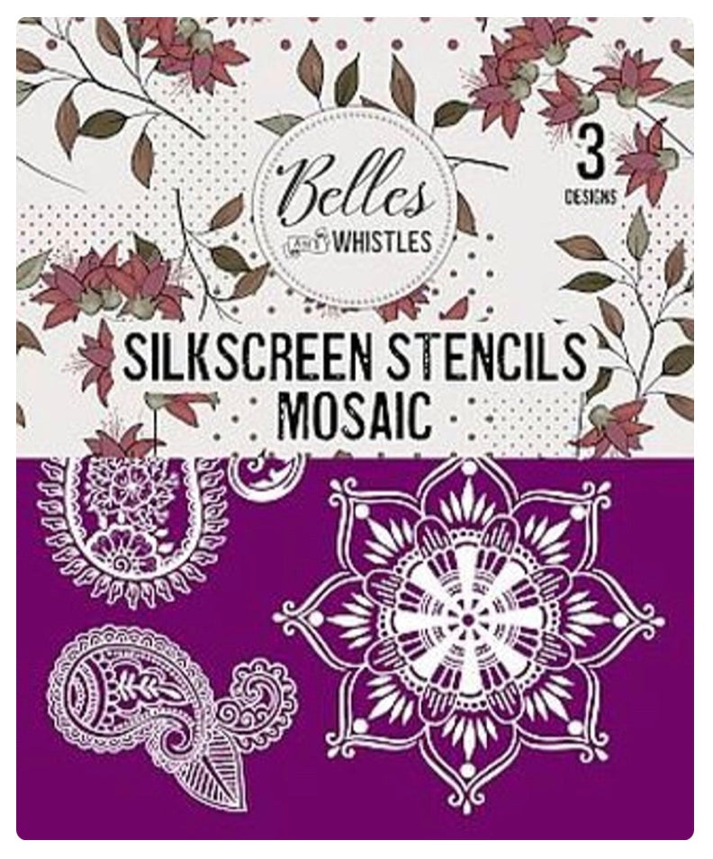 Mosaic Silkscreen Stencil - Dixie Belle Paint Company