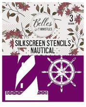 Load image into Gallery viewer, Nautical Silkscreen Stencil - Dixie Belle Paint Company
