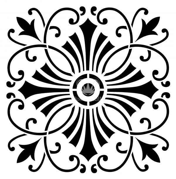 Posh Cross - Stencil