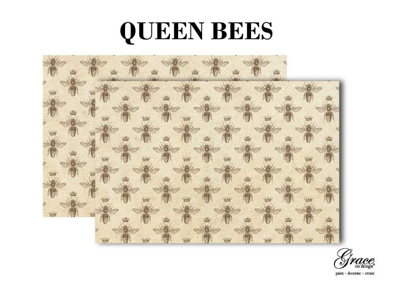 Queen Bees Pattern Decoupage Pack