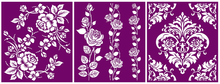 Load image into Gallery viewer, Roses Silkscreen Stencil - Dixie Belle Paint Company
