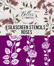 Load image into Gallery viewer, Roses Silkscreen Stencil - Dixie Belle Paint Company

