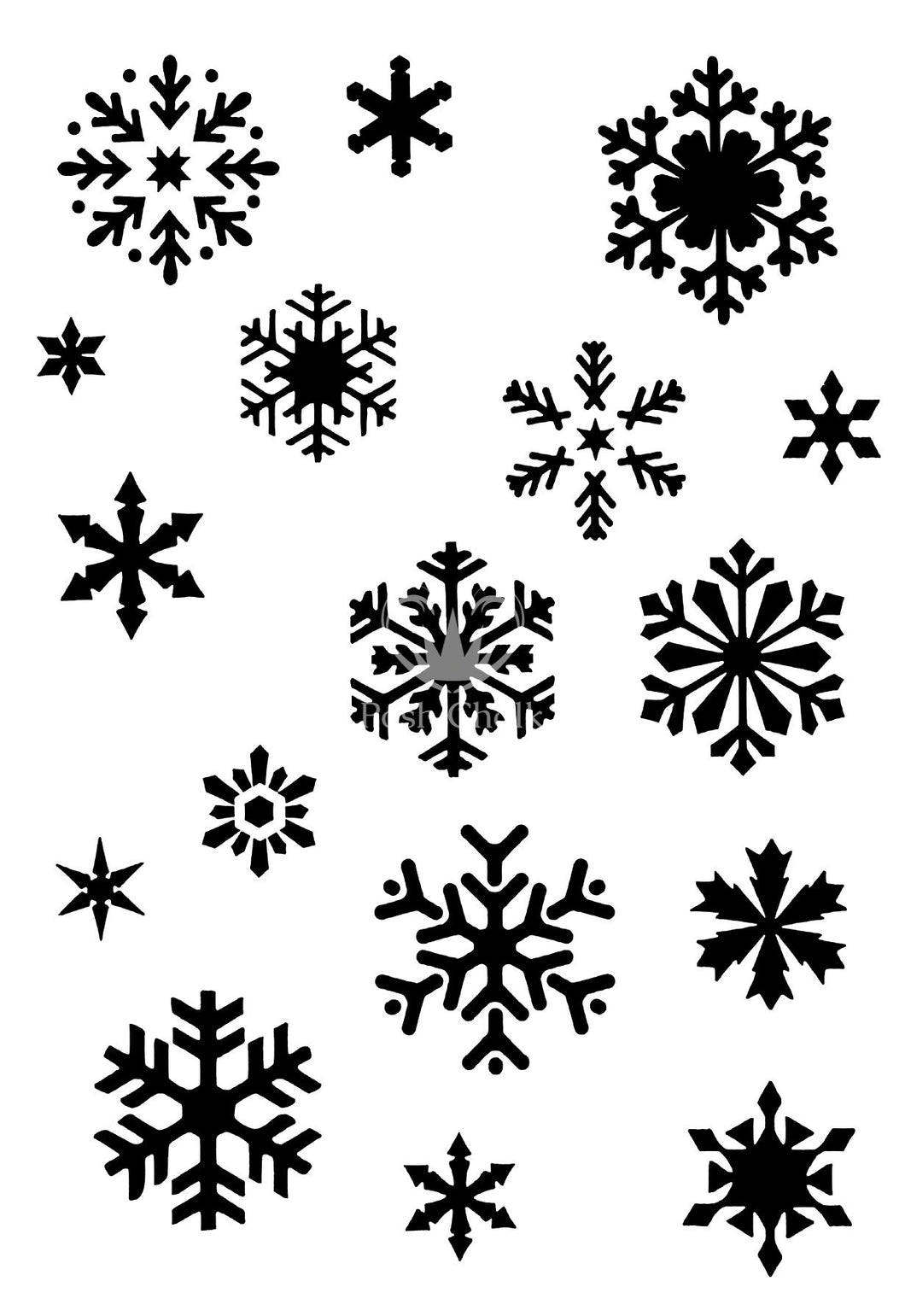 Snowflakes - Stencil
