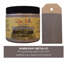 Load image into Gallery viewer, Steel Magnolia Metallic Paint - Dixie Belle Paint Company
