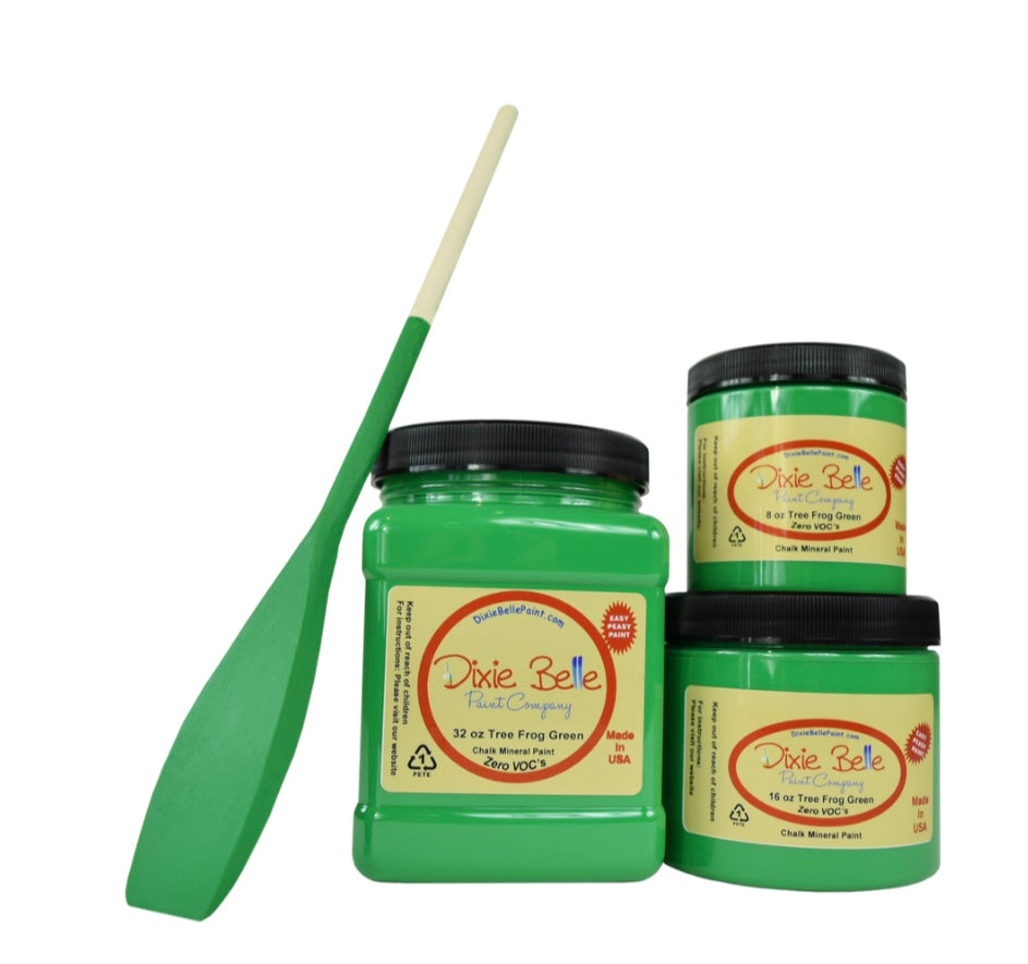 Tree Frog Green Chalk Mineral Paint - Dixie Belle Paint Company