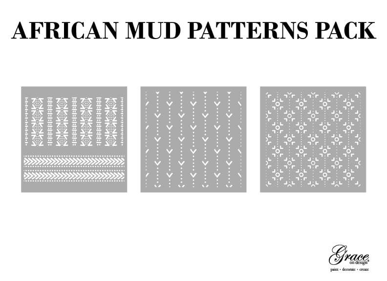African Mud Stencil Pack