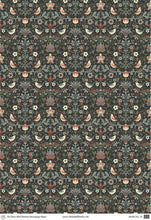 Load image into Gallery viewer, Art Deco Bird Pattern - A1 Rice Decoupage Paper- Dixie Belle Paint Company
