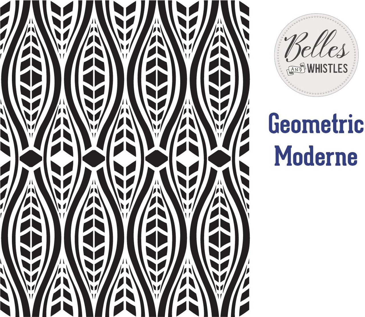 Geometric Moderne - Stencil – Miscellany Overhaul, image size:1280x1114