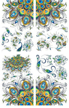 Load image into Gallery viewer, Retro Peacock Transfer - Dixie Belle Paint Company
