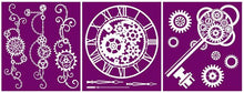 Load image into Gallery viewer, Steam Punk Silkscreen Stencil - Dixie Belle Paint Company
