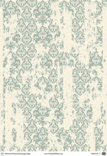 Load image into Gallery viewer, Distressed Damask - A1 Rice Decoupage Paper- Dixie Belle Paint Company
