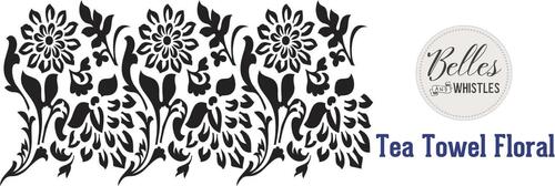 Tea Towel Stencil - Dixie Belle Paint Company